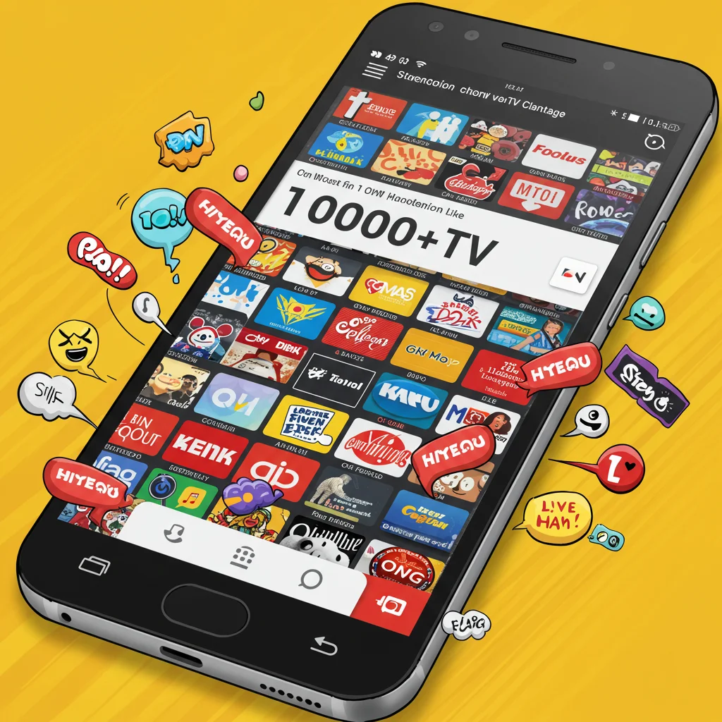 extensive selection of channels in tv garden